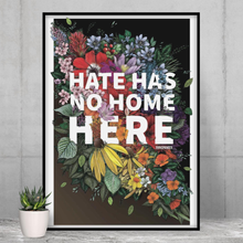 Load image into Gallery viewer, Hate Has No Home Here Poster | No Hate Wall Art
