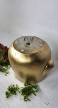 Load image into Gallery viewer, Concrete Lady Boob Pot Drain hole | Breast | Airplant Nipple: Navy/pink/rose gold foil / No drain hole