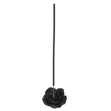 Load image into Gallery viewer, Black Rose Resin Incense Stick Holder