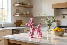 Load image into Gallery viewer, 10.5" Metallic Pink Balloon Dog Sculpture