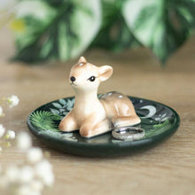 Load image into Gallery viewer, Green Fawn Trinket Dish