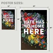 Load image into Gallery viewer, Hate Has No Home Here Poster | No Hate Wall Art