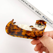 Load image into Gallery viewer, Cute Otter Hair Clip, Animal Claw Clip: A