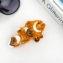 Load image into Gallery viewer, Acetate Marine Life Hair Clip, Squid & Jellyfish Claw Clip: Orca