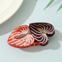 Load image into Gallery viewer, Vibrant Tropical Leaf-Shaped Botanical Hair Claw Clips: 3Leaves