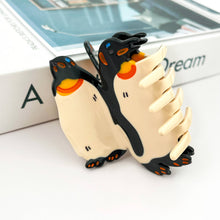 Load image into Gallery viewer, Acetate Marine Life Hair Clip, Squid & Jellyfish Claw Clip: Orca