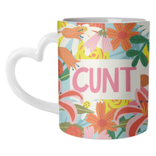 Load image into Gallery viewer, Mugs 'Funny Humour Cunt Design': Mug Colour Inner & Handle 11oz - Orange