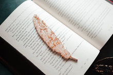 Load image into Gallery viewer, Feather Resin Bookmark: Black
