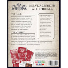 Load image into Gallery viewer, A Taste for Wine and Murder-Murder Mystery Party