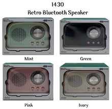 Load image into Gallery viewer, Retro Bluetooth Speaker: Green