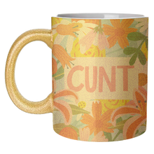Load image into Gallery viewer, Mugs 'Funny Humour Cunt Design': Mug Colour Inner & Handle 11oz - Orange