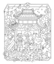 Load image into Gallery viewer, The Unofficial Coloring Book for Fans of KPop Demon Hunters by: Paperback; 48 pages / English