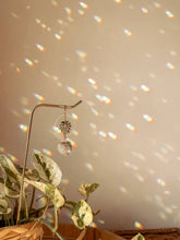 Load image into Gallery viewer, Plant Stake | Suncatcher + Monstera | Houseplant Accessory