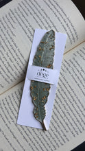 Load image into Gallery viewer, Feather Resin Bookmark: Peach