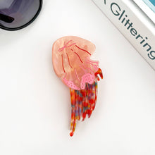 Load image into Gallery viewer, Acetate Marine Life Hair Clip, Squid & Jellyfish Claw Clip: Orca