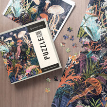 Load image into Gallery viewer, 1000 PIECE PUZZLE Luminescent World, Jellyfish