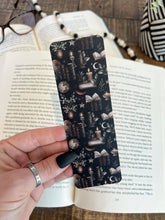 Load image into Gallery viewer, Dark Library Bookmark Set - Skull Bookshelf, Moon Witch: Soft Touch Matte / Moon Books