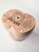 Load image into Gallery viewer, Concrete Lady Booty Pot | Butt Cheek Planter | Drain hole: Green/dark green/ gold