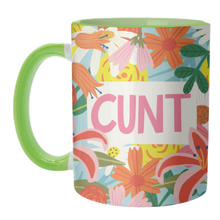 Load image into Gallery viewer, Mugs 'Funny Humour Cunt Design': Mug Colour Inner & Handle 11oz - Orange