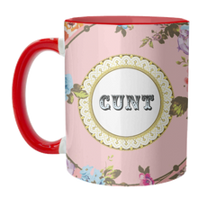 Load image into Gallery viewer, MUGS, SEE YOU NEXT TUESDAY - PINK BY WALLACE ELIZABETH: Mug Colour Inner & Handle 11oz - Black