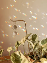 Load image into Gallery viewer, Plant Stake | Suncatcher + Monstera | Houseplant Accessory