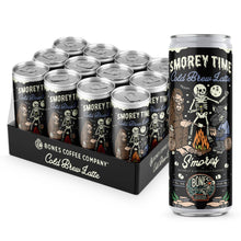 Load image into Gallery viewer, S'morey Time Cold Brew Latte | 12-Pack | Iced Canned Coffee: 12-Pack