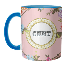 Load image into Gallery viewer, MUGS, SEE YOU NEXT TUESDAY - PINK BY WALLACE ELIZABETH: Mug Colour Inner & Handle 11oz - Black