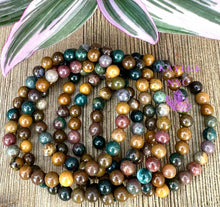 Load image into Gallery viewer, Natural Ocean Jasper 6mm 7.5” Stretch Bracelet
