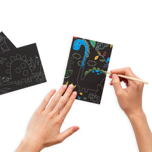 Load image into Gallery viewer, Mini Scratch &amp; Scribble Art Kit: Dino. Days
