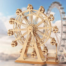 Load image into Gallery viewer, 3D Laser Cut Wooden Puzzle: Ferris Wheel
