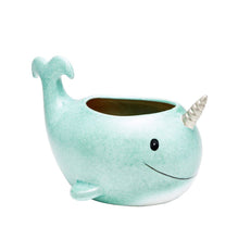 Load image into Gallery viewer, Narwhal Planter
