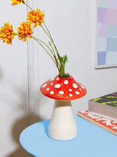Load image into Gallery viewer, Amanita Mushroom Vase (Small or Large)
