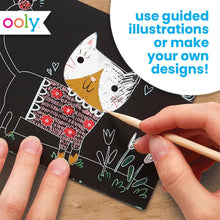 Load image into Gallery viewer, Mini Scratch &amp; Scribble Art Kit: Cutie Cats
