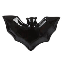 Load image into Gallery viewer, Gothic Halloween Black Bat Trinket Dish
