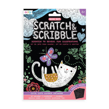 Load image into Gallery viewer, Mini Scratch &amp; Scribble Art Kit: Cutie Cats
