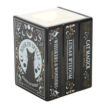 Load image into Gallery viewer, Black Cat Book of Spells Oil Burner and Wax Warmer
