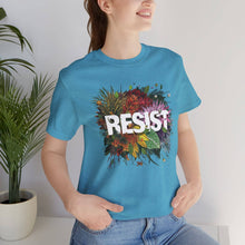 Load image into Gallery viewer, RESIST TeeShirt | Resist TShirts | No Kings Protest Apparel | Resist Facism: Black Heather / L
