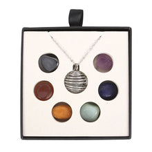 Load image into Gallery viewer, Chakra Gemstone Crystal Healing Necklace Kit
