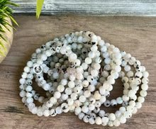 Load image into Gallery viewer, Natural Rainbow Moonstone 6mm 7.5” Crystal H
