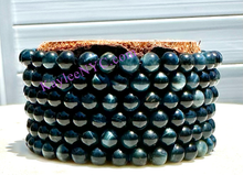 Load image into Gallery viewer, Natural Blue Tiger Eye 6mm 7.5” Stretch Bracelet
