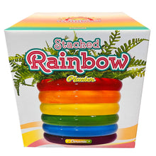Load image into Gallery viewer, Stacked Rainbow Planter
