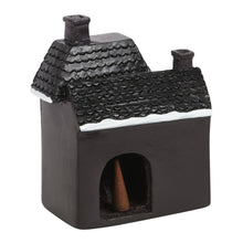 Load image into Gallery viewer, Haunted Holiday House Gothic Christmas Incense Cone Burner
