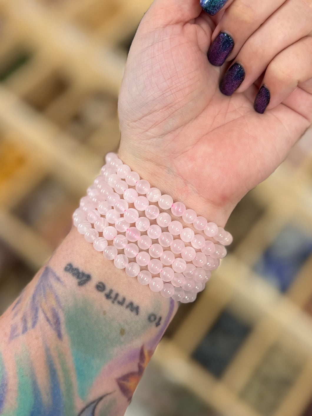 ONE 6MM Mangano Calcite Bracelet