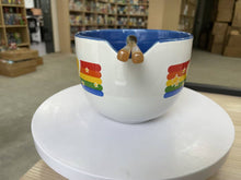 Load image into Gallery viewer, Rainbow Brite Rainbow Border Star 20oz Ceramic Ramen Bowl
