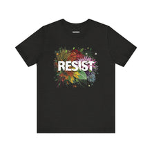 Load image into Gallery viewer, RESIST TeeShirt | Resist TShirts | No Kings Protest Apparel | Resist Facism: Black Heather / L
