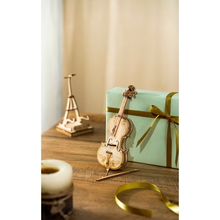 Load image into Gallery viewer, 3D Laser Cut Wooden Puzzle: Cello
