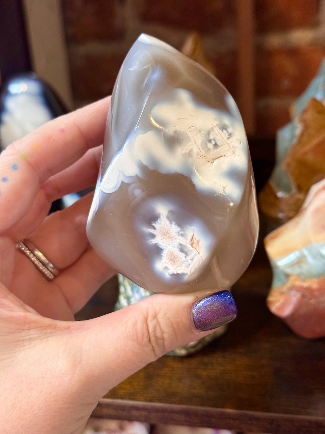 Orca Agate Flame