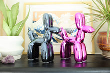 Load image into Gallery viewer, 10.5" Metallic Pink Balloon Dog Sculpture

