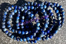 Load image into Gallery viewer, Natural Lapis Lazuli 5.5-6mm 7.5” Crystal He
