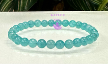 Load image into Gallery viewer, 6mm Natural Amazonite 7.5” Crystal Stretch Bracelet
